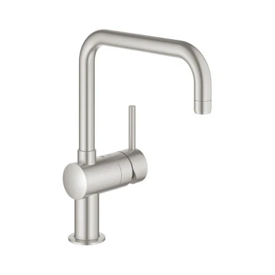 Image of GROHE Minta Single Lever Sink Mixer 1/2&quot; Supersteel 32488DC0