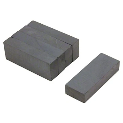 Image of Y30BH Ferrite Magnet for Arts, Crafts, Model Making, DIY and Hobbies 50mm x 19mm 10mm thick 3kg Pull Pack of 50
