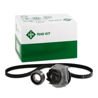 Image of 95619217 water pump + Timing Belt Kit INA 530 0206 30 with 15mm FIAT: Panda II Hatchback, Punto I Hatchback