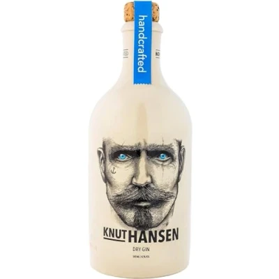 Image of Knut Hansen Dry Gin Hand Filled Juniper 500 ml 42% Vol. Mild, Balanced Taste Modern, Nordic Hanseatic World Award 2020