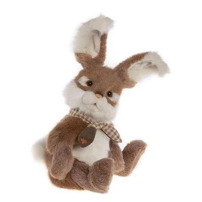 Image of Charlie Bears Apple Blossom 2023 Non Jointed Teddy Bear Plush Handmade Collectable Stuffed Bunny Rabbit