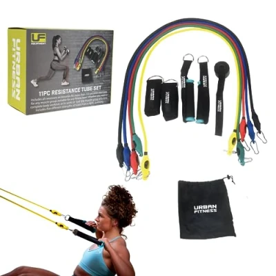 Image of Urban Fitness 11pc Resistance Tube Set