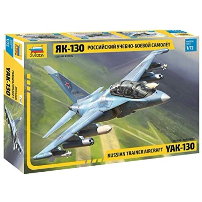 Image of Zvezda 7307 Plastikmodellbau 500787307 1:72 YAK 130, Stand Model Building, Hobby, Crafts, Plastic Construction kit, Unvarnished