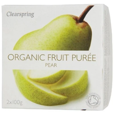 Image of Clearspring Pear Puree Organic 12 x 2x100g