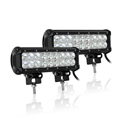 Image of Willpower 2PCS 9 Inch 54W Led Work Light Bar Spot Flood Combo Beam 12V 24V Bars 5400lm Off Road Driving Fog Lights for Tractor Truck Boat 4X4 ATV UTV SUV