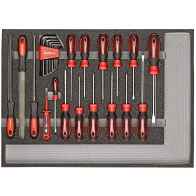Image of Gedore Tool set screwdr.+files CT module 26pcs