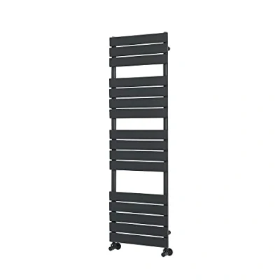 Image of Milano Lustro Anthracite Flat Panel Heated Towel Rail 1500mm x 450mm