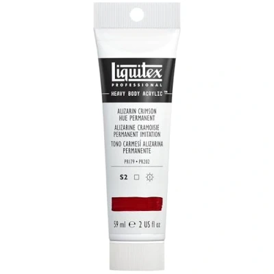 Image of Liquitex 1045116 Professional Heavy Body Acrylic Paint 59 Ml Tube, Alizarin Crimson Hue Permanent