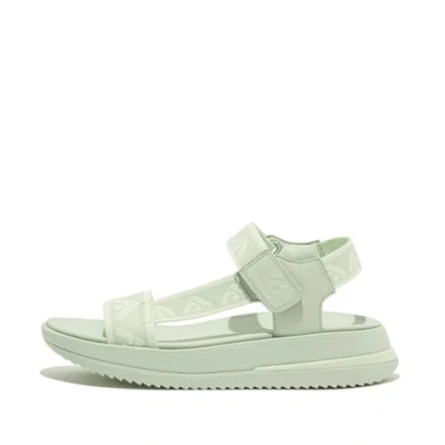 Image of Fitflop Women&#039;s SURFF Webbing Back Strap Sandals, Sagebrush, 3 UK