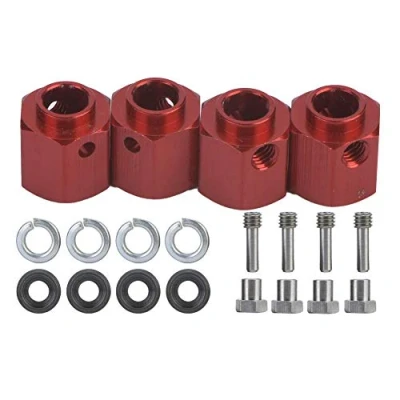 Image of RC Adapter, 4pcs Metal Widen Car Adapter Wheel Hubs Upgrade Part Compatible with 1/10 Model Car(12mm)