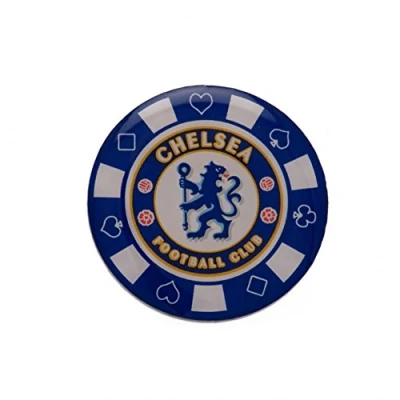 Image of Chelsea F.C. Poker Chip Badge Official Merchandise