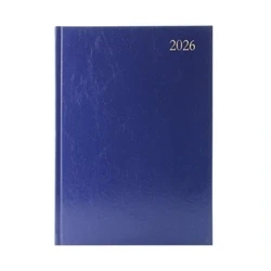 Image of 5 Star Desk Diary 2 Day Per Page A5 Blue 2026 KFA52BU26