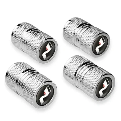 Image of SenhE 4PCS Screw On Tyre Valve Caps for Hyundai N I20 I30 IX35 Tucson Kona Elantra Corrosion Resistant Dust Proof Leak Car Accessories,C