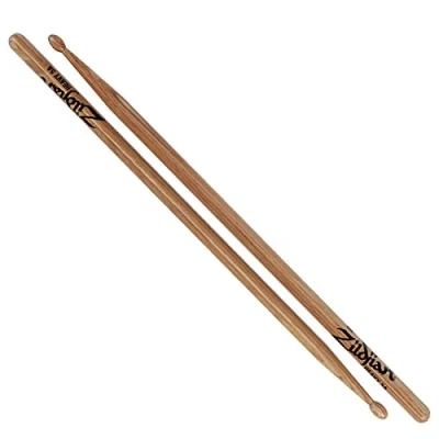 Image of Zildjian Z5AH 5B Hickory Drumsticks Nylon Tip Black, Laminated Birch