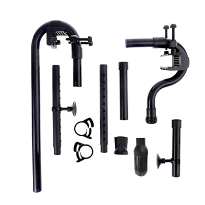 Image of WANGCL Aquarium Water Inlet Outlet Tube Kit, Fish Tank External Filter, Pipe Fittings, Inflow Outflow Tube, Filter Parts