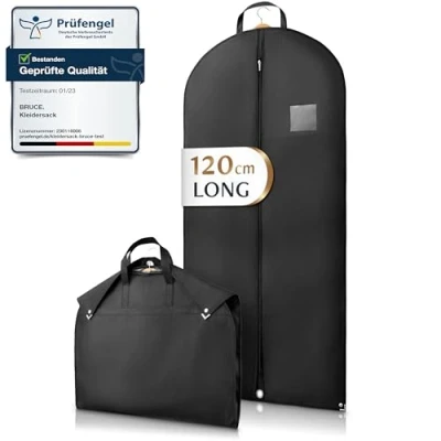 Image of Bruce.® Premium Garment Case [120x60cm] Dust Cover for Suits, Jackets and Dresses Clothing Storage Travel Clothes Wardrobe