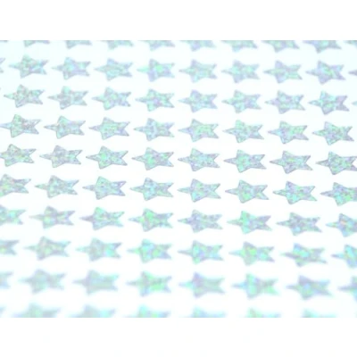 Image of Storm&amp;Lighthouse 600 x Star Stickers Silver Stars Mini Teacher Reward Scrapbook for Crafts Glitter Art and Craft Classroom Resource (Silver)