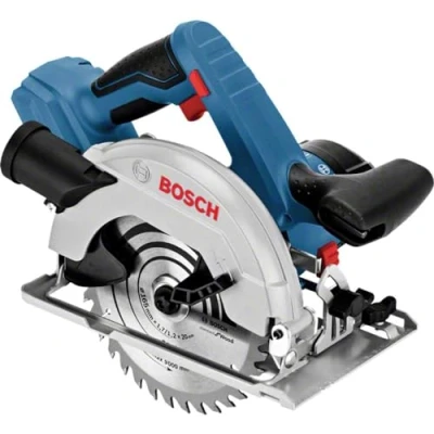Image of Bosch Professional 18V System Cordless Circular Saw GKS 57 2 L (Saw Blade on The Left, brushless Motor, Cutting Depth of 57mm in 90 cuts, BOXX)