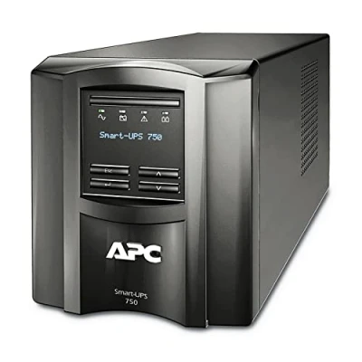 Image of APC by Schneider Electric Smart UPS SMT SmartConnect SMT750IC Uninterruptible Power Supply 750VA (Cloud enabled, 6 Outlets IEC C13) Black