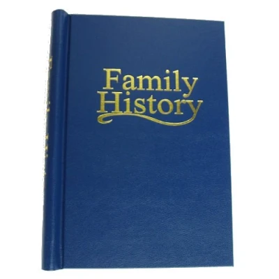 Image of Family History Springback Binder in Blue
