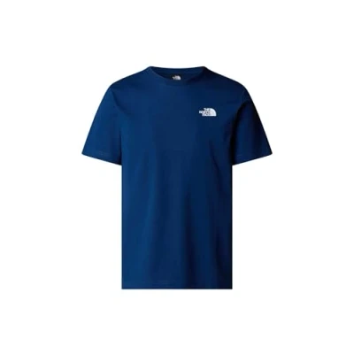 Image of The North Face BOX TEE Print Tshirt, Men&#039;s, Size: XS, Estate blue/white