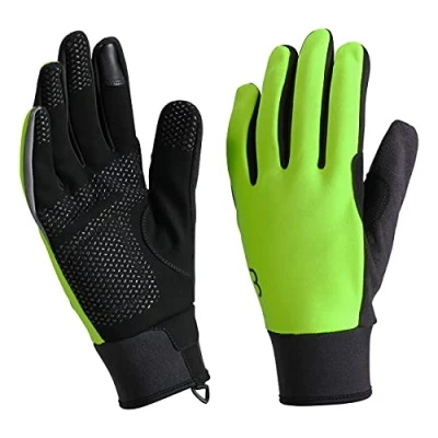 Image of BBB Cycling Gloves for Men &amp; Women Windproof Anti Slip Breathable Allround Cycle ControleZone BWG 36 Yellow XXL