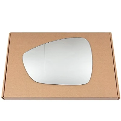 Image of Less4spares Wing Mirror Glass Left Compatible with Citroen DS3 2009 2015 STICK ON Passenger Near Side Convex