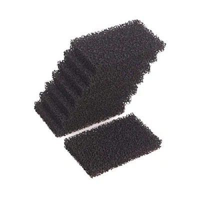 Image of INGVIEE Pack of 8 Compatible Carbon Filter Foams Replacement for Interpet PF1 Aquarium
