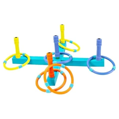 Image of Tactic Games Soft Quoits Game, Cardboard, Multicolor, 6,2x44x21