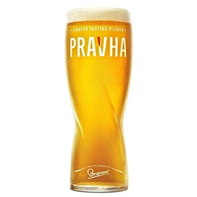 Image of Personalised Pravha Staropramen Lager Pilsner Glass Engraved Enter Your Own Custom Text (1 Pint)