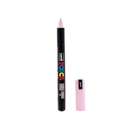 Image of Uni ball POSCA Extra Fine Point Marker Pen 0.7mm Line Width Light Pink 181719