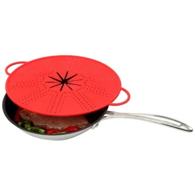 Image of Dexam 17841352 13 inch Splatter Shield, Red