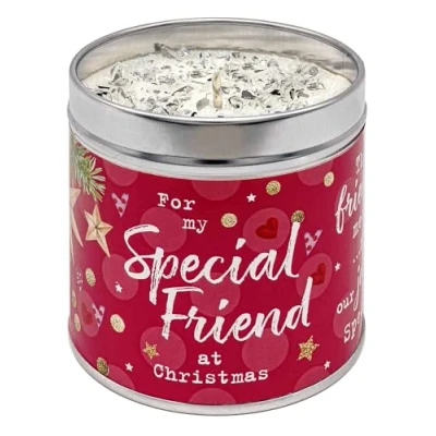 Image of Best Kept Secrets Special Friend Festive Tin Candle
