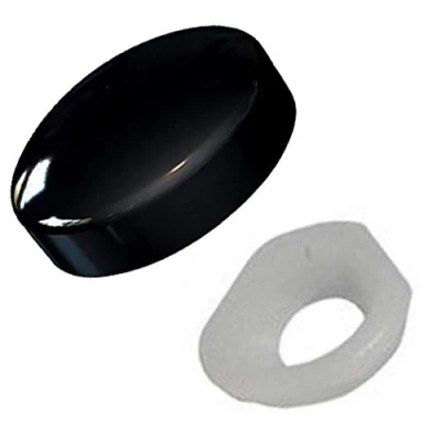 Image of Screw Cover Caps Plastic Heads Black