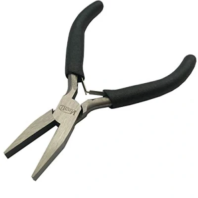 Image of vouiu JP17 Flat Nose Pliers Jewelry Making Tools,Black