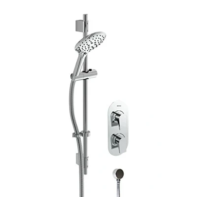 Image of Bristan HOURGLASS SHWR PK Complete Hour Glass Shower Pack, Chrome