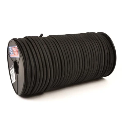 Image of Everlasto &#039;Lastoflex&#039; Elastic Bungee Cord Shock Rope Black 10mm x 100M