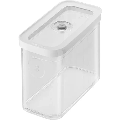 Image of Zwilling FRESH &amp; SAVE CUBE Box, size 2M, modular stackable container, airtight vacuumable storage, dishwasher friendly, transparent