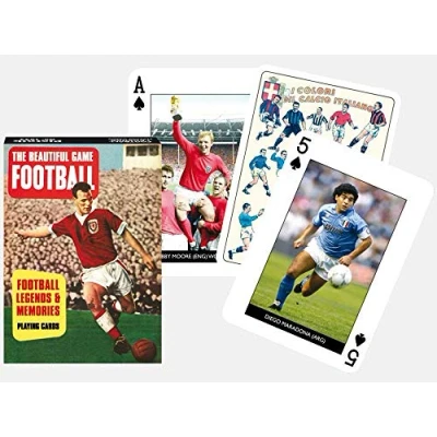 Image of Gibsons Football Legends Single Deck Playing cards from Piatnik Card Game Pack of