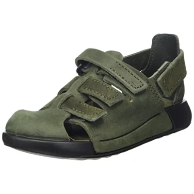 Image of ECCO Baby Boys 2nd Cozmo Fisherman I Fis Sandal, Amber, 3 UK Child