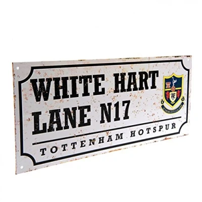 Image of Tottenham Retro Street Sign Multi Colour,18.00 x 40.00 cms