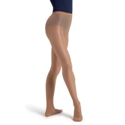 Image of Capezio Women&#039;s Ultra Shimmery Footed Tight, Toast, L