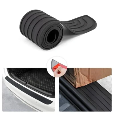 Image of NFAHBAQA Car Rear Bumper Protector for Toyota RAV4 IV 2015 2018, Anti scratch Strip, Universal Rubber Trunk Door Most Cars,A SUV 40.94&#039;&#039; X3.54&#039;&#039;