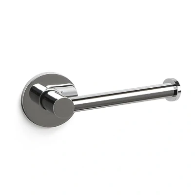 Image of TATAY Roll Holder Without Lid, INOX/Zamak, Silver, 6 x 6,5 16 cm