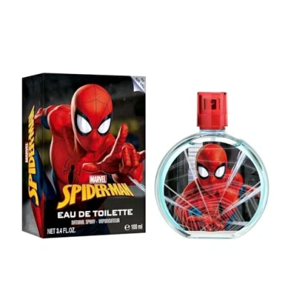 Image of KP Pharma Marvel Spiderman Eau de Toilette Natural Perfume Spray, Vegan and Dermatologically tested EDT Spray for Kids, 100ml