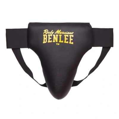 Image of BENLEE Rocky Marciano Men&#039;s Adam Art Leather Groin Guard Black, Large