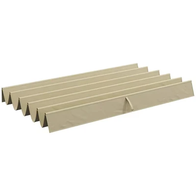 Image of Outsunny Pergola Shade Cover for 3 x 3m Replacement Canopy Fabric Only Beige