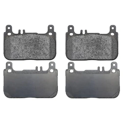 Image of 0064209620, 0074209820, A0064209620, A0074209820 Brake pad set BLUE PRINT ADBP420035 Front Axle prepared for wear indicator