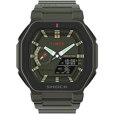 Image of Timex Men&#039;s Command Encounter 54mm Watch, Black/Black/Black, One Size,