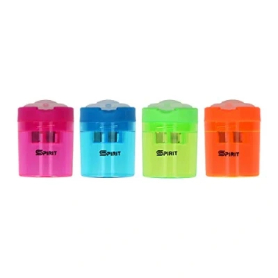 Image of SPIRIT PONGO 408024 Pencil Sharpener 2 Hole Pack of 12